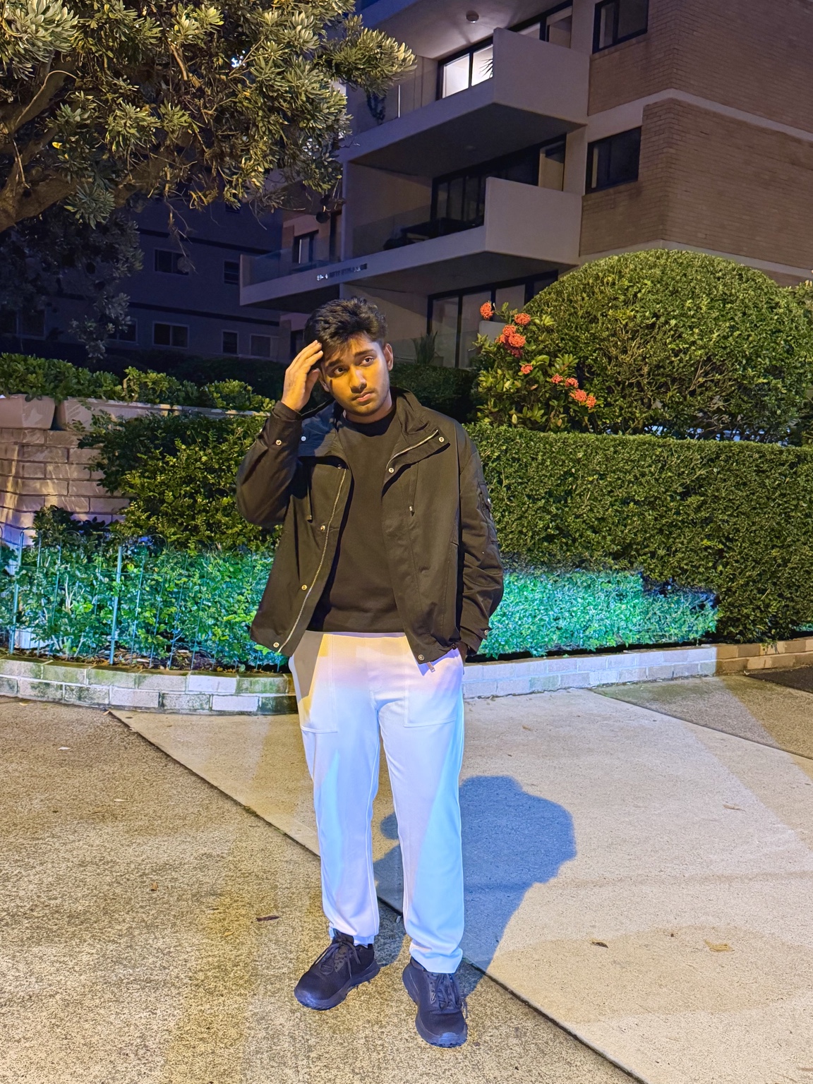 Night portrait