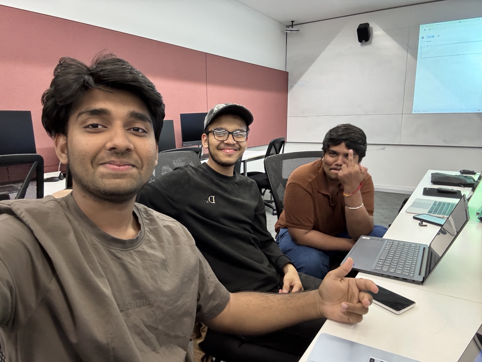 Campus life with friends